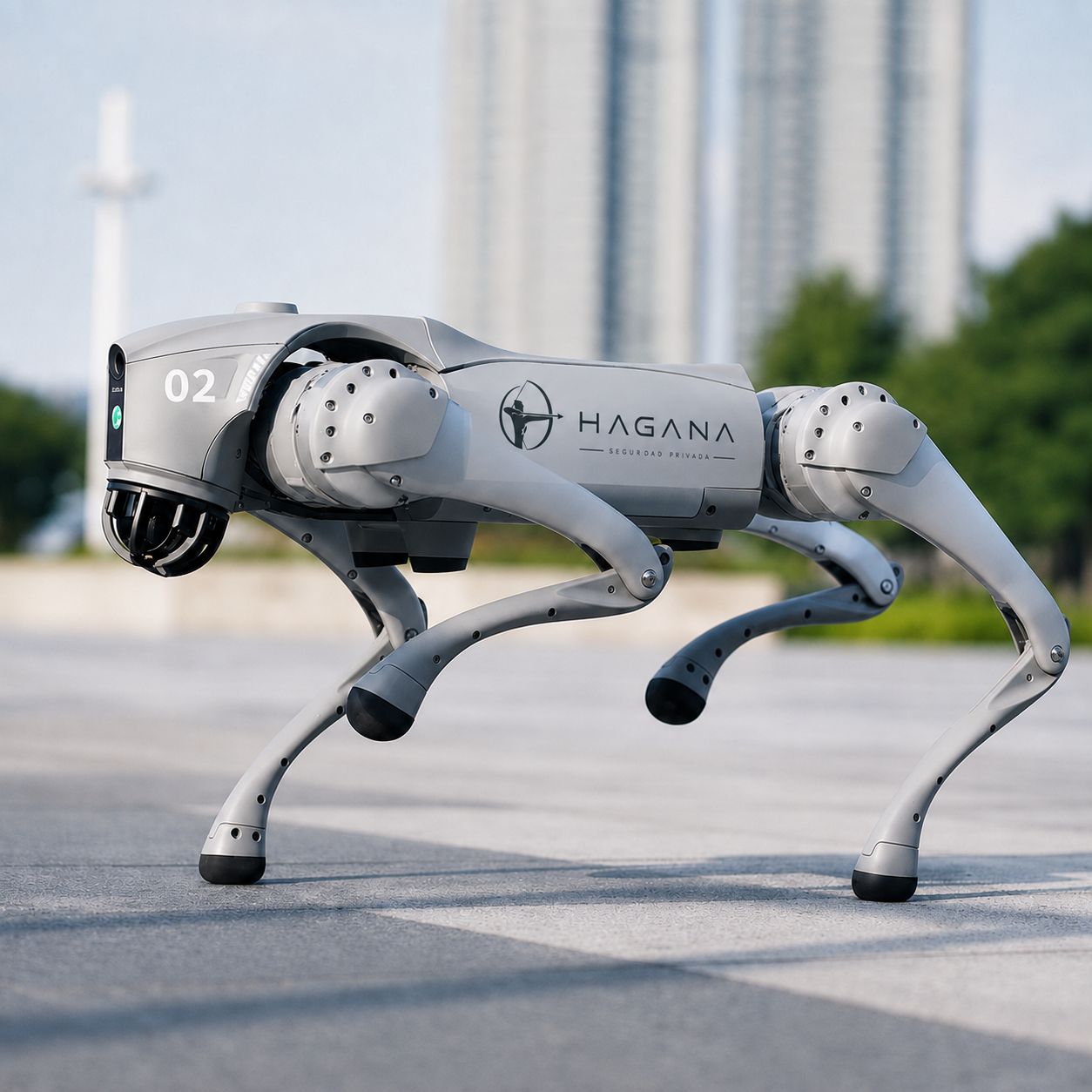 Perro robot de vigilancia HAGANA